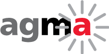 Logo de l'Association des guides de la Montagne d'Argent créé par Luc Des Rochers graphiste